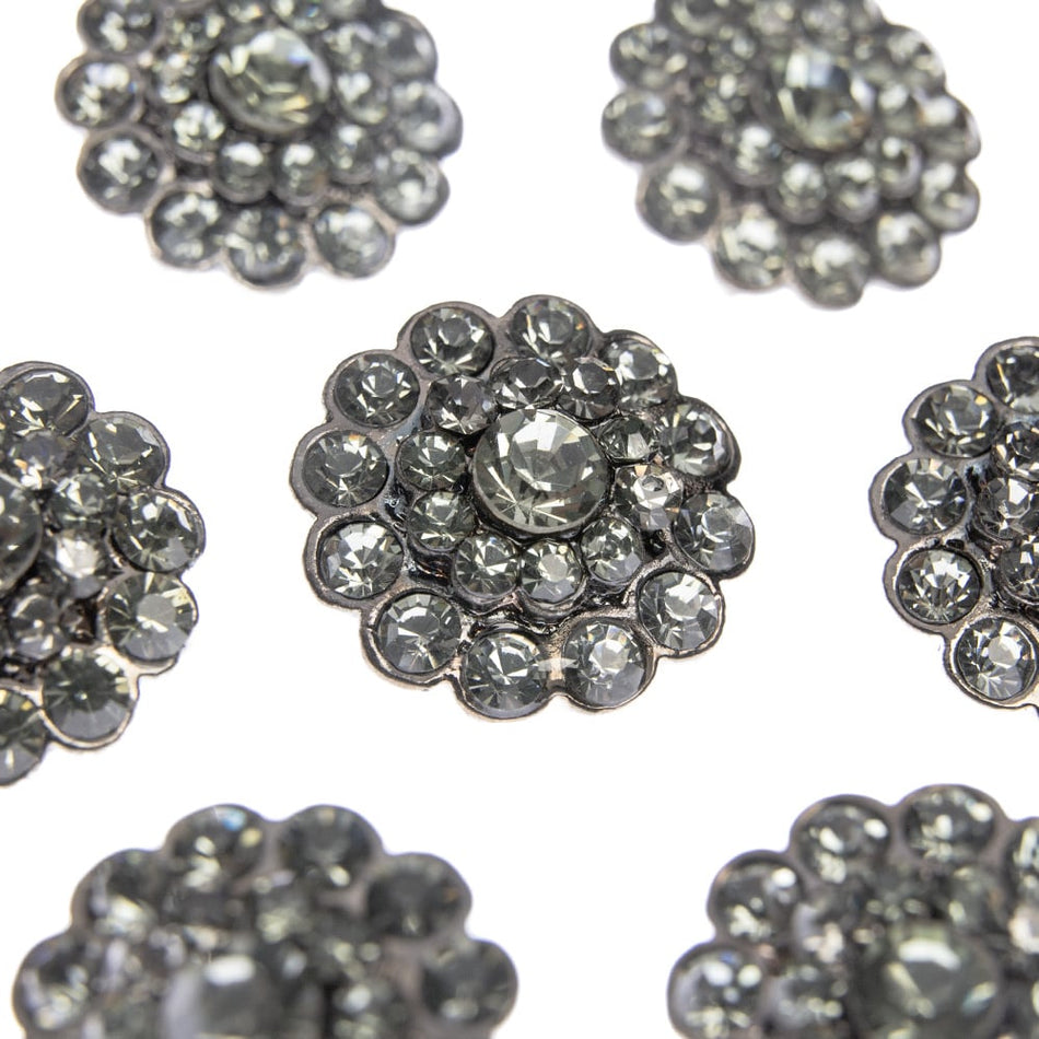 Vintage Style Diamante Buttons - Ivy