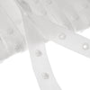 Snap Fastener Tape w Round Press Studs - 17mm