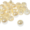 Japanese Dome Pearl Button w Pearl Shank (24 Pack)