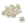 Japanese Dome Pearl Button w Metal Shank (12 Pack)