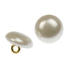 Japanese Dome Pearl Button w Metal Shank (12 Pack)