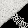 Lace Guipure Trim w Floral Squiggles
