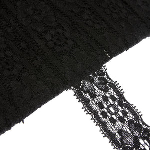 Anemones Floral Stretch Lace Trim