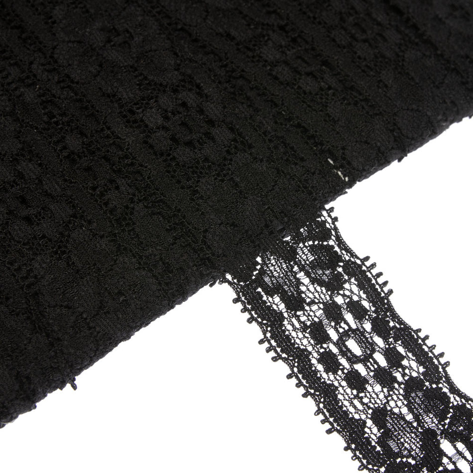 Anemones Floral Stretch Lace Trim