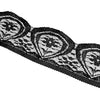 Teardrop Floral Stretch Lace Trim