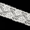 Hibiscus Flowers Stretch Lace Trimw Scalloped Edging  Style 12910