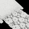 Flowers & Hearts Stretch Lace Trim w Scalloped Edging