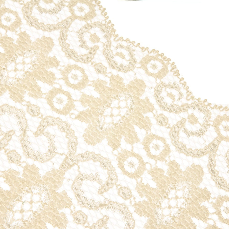 Lotus Stretch Lace Trim w Swirls