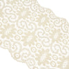 Lotus Stretch Lace Trim w Swirls