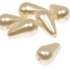 Preciosa Pearl Teardrop Bead - 16x9mm (6 Pack)