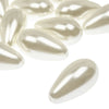 Teardrop Pearl Beads - Vertical Drilled - 28x15mm (12 Pack)