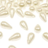 Teardrop Pearl Beads - Horizontal Drilled - 10x6mm (48 Pack)