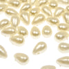 Teardrop Pearl Beads - Horizontal Drilled - 8x5mm (48 Pack)