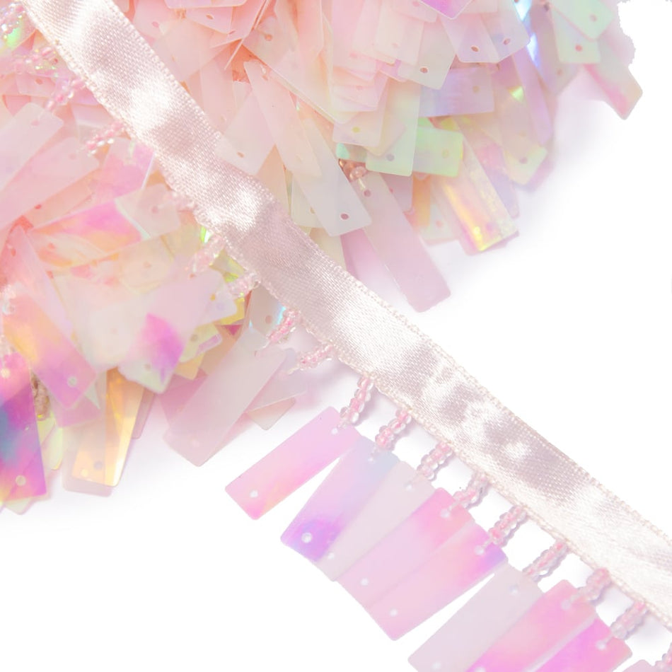 Rectangluar Sequin & Beaded Tassels