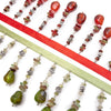 Flowers & Stones Bead Tassel Trim
