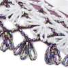 Lattice Bugle Bead Trim w Loop Fringe