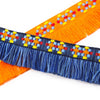 Embroidered Jacquard Tassel Fringe