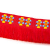 Embroidered Jacquard Tassel Fringe