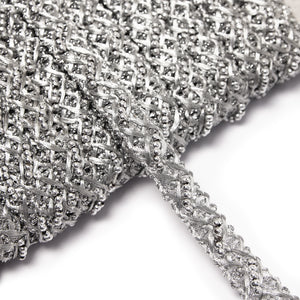 Lattice Lurex Trim w Beading