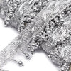 Wave Lurex Trim w Beaded Tassels
