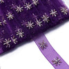 Organza Trim - Sequin & Beaded Stars