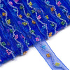 Beaded Floral Wave Organza Trim