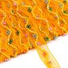 Beaded Floral Wave Organza Trim