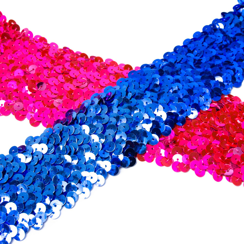 6-Row Stretch Sequin Trim