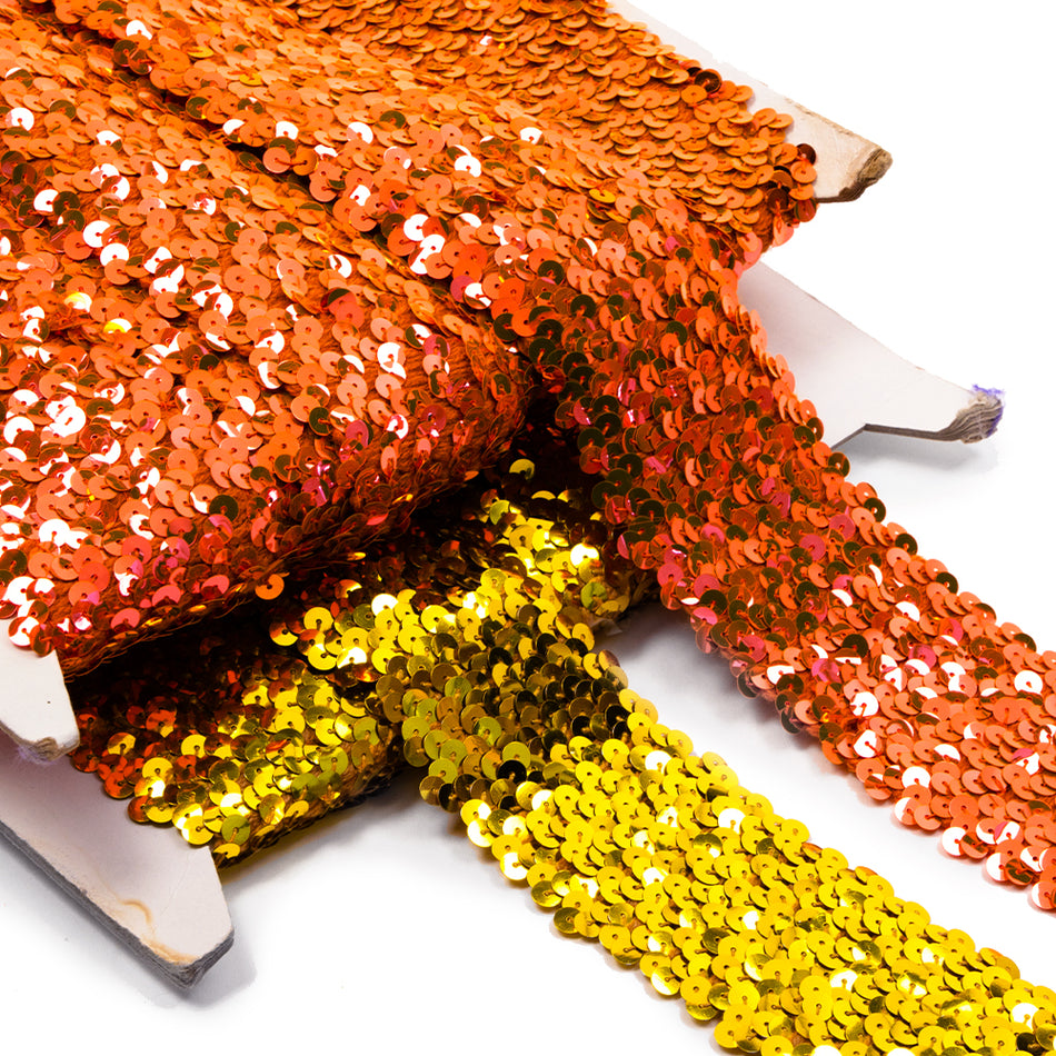 6-Row Stretch Sequin Trim