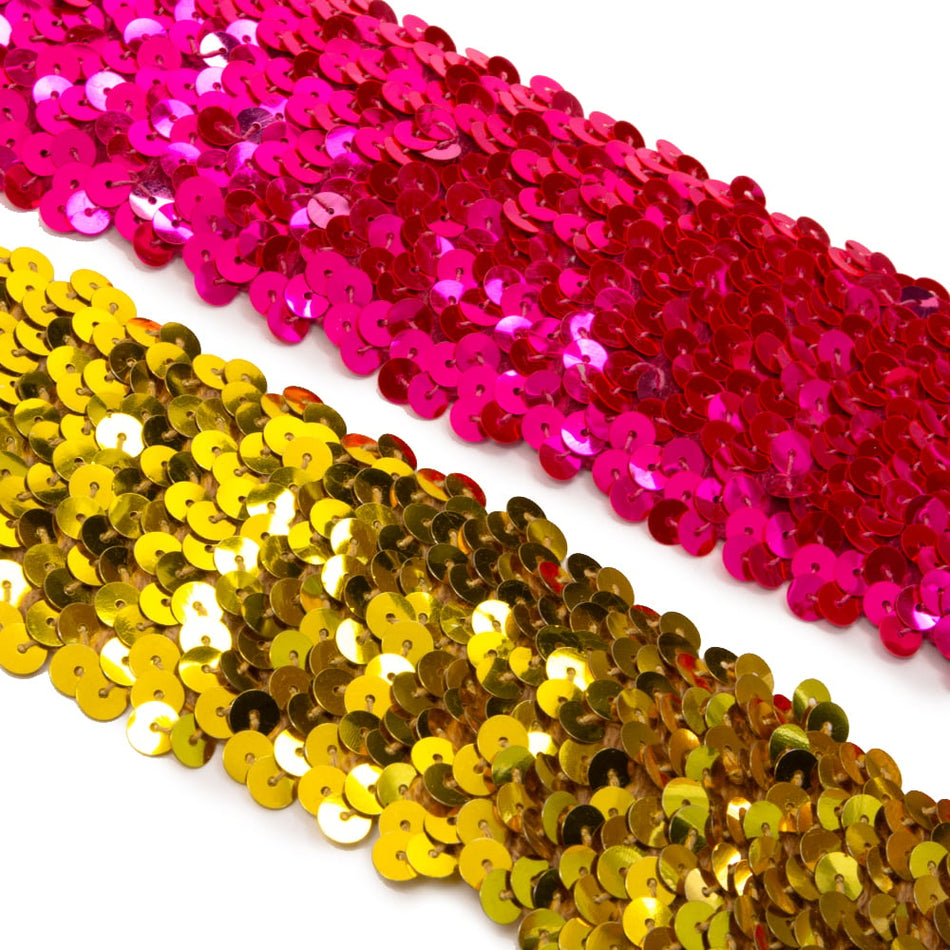 6-Row Stretch Sequin Trim