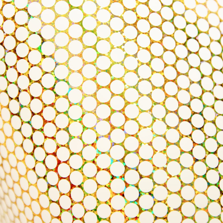Perforated Holographic Honeycomb Sequin Film