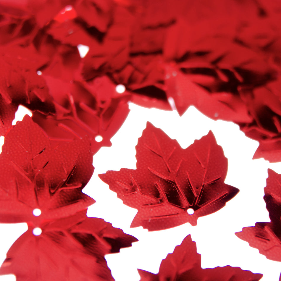 Maple Leaf Sequin Shapes