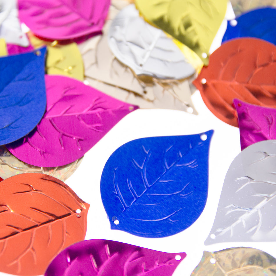 Lilac Leaf Sequin Shapes