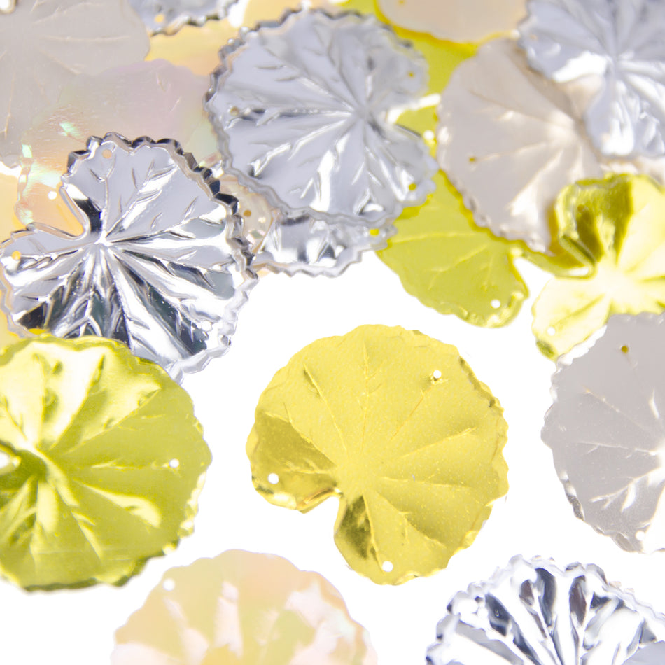 Lily Pad Leaf Sequin Shapes