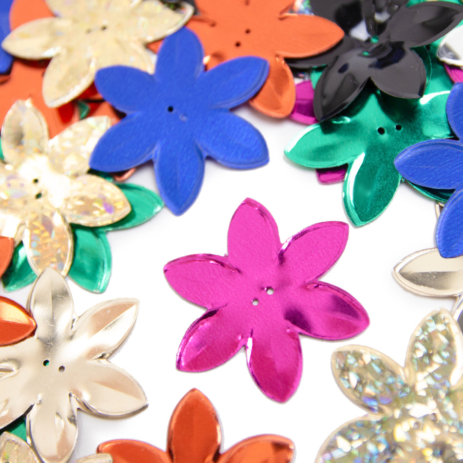 Floral Lily Sequin Shapes