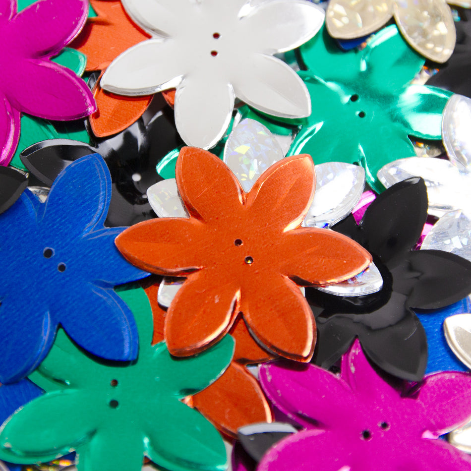 Floral Lily Sequin Shapes