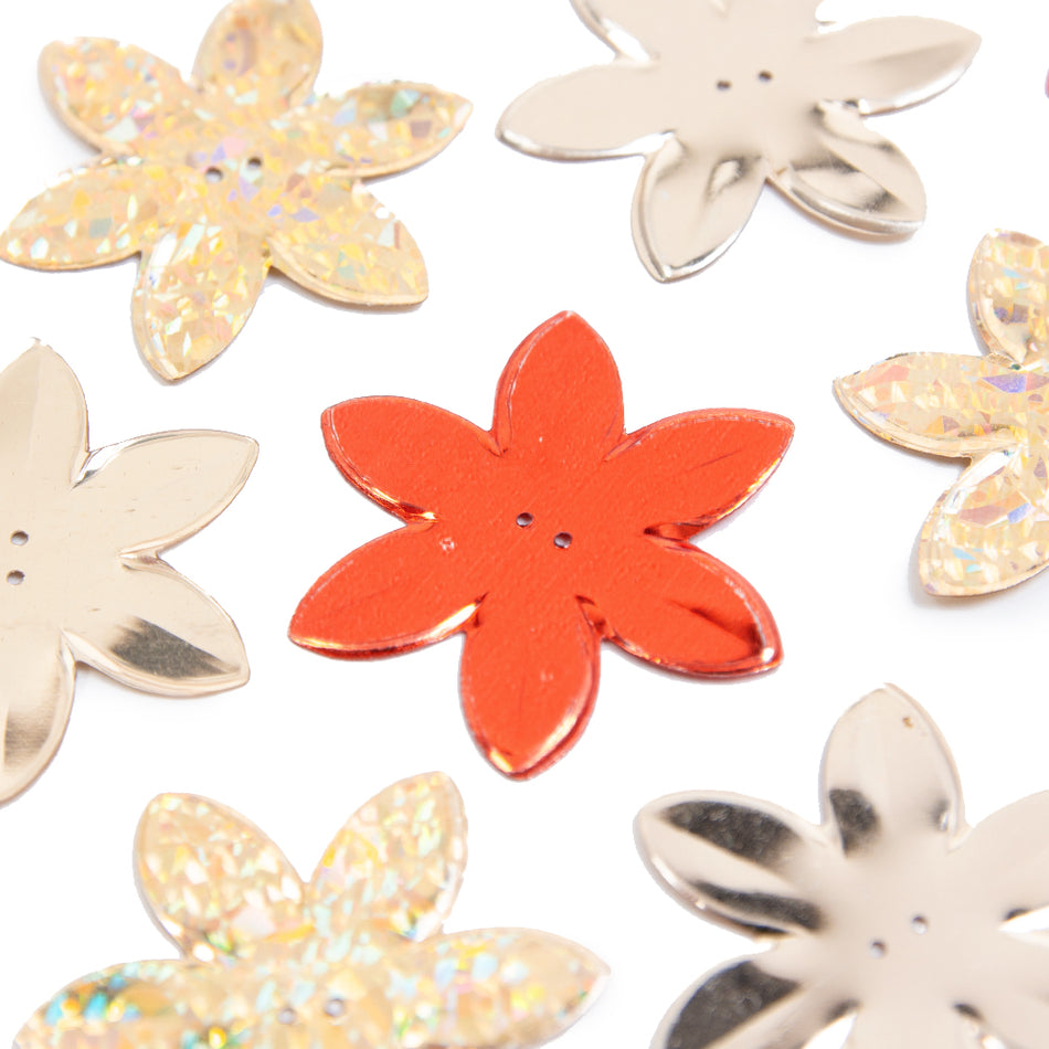Floral Lily Sequin Shapes