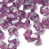 Glass Bicone Faceted Bead - 5mm - Clear (48 Pack)