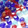 Glass Bicone Faceted Bead - 5mm - Clear (48 Pack)