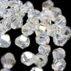 Glass Bicone Faceted Bead - 3mm - Clear (48 Pack)