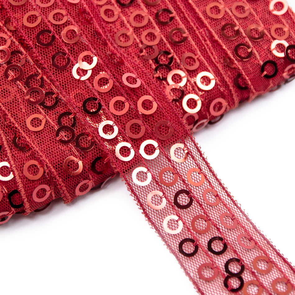 Sequin Mesh Trim