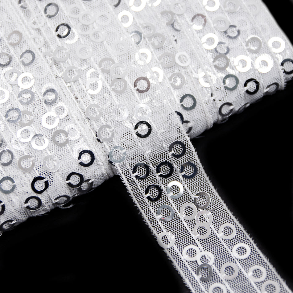 Sequin Mesh Trim