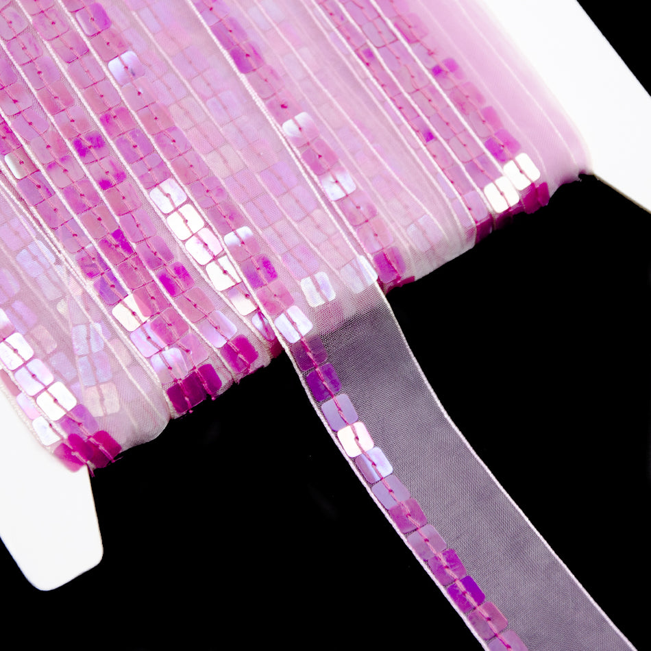 Square Sequin Organza Trim