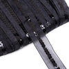 Sequin Centre Strip Organza Trim