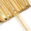 Sequin Centre Strip Organza Trim