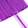 Sequin Centre Strip Organza Trim