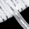 Sequin Centre Strip Organza Trim