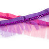 Pleated Tulle Ruffle Ribbon Trim w Sequins