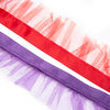 Pleated Tulle Ruffle Ribbon Trim