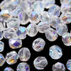 Glass Round Faceted Beads - 6mm (48 Pack)